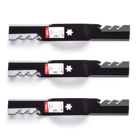 Oregon Lawn Mower Blades 3-pc Set, Gator G3, 17-7/8'' 91-938 for 50'' Deck, Cub Cadet, MTD 528922